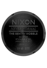 Nixon Sentry Wobble 42MM Black Quartz Watch A1461-1147