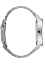 Nixon Sentry Wobble Silver & Black Sunray Quartz Watch A1461-5384