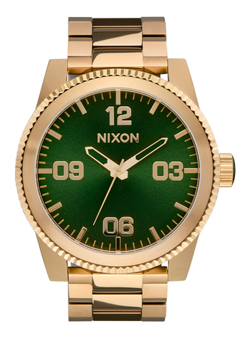 Nixon Corporal Stainless Steel Green Sunray Quartz Watch A346-2691