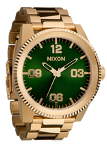 Nixon Corporal Stainless Steel Green Sunray Quartz Watch A346-2691