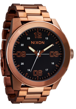 Nixon Corporal Stainless Steel Chocolate/Dark Roast Watch A346-5253