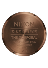 Nixon Corporal Stainless Steel Chocolate/Dark Roast Watch A346-5253