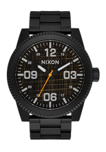 Nixon Corporal Stainless Steel Super Black Quartz Watch A346-5305