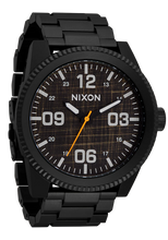Nixon Corporal Stainless Steel Super Black Quartz Watch A346-5305