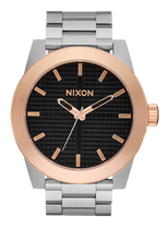 Nixon Corporal Stainless Steel Black Dial Watch A346-5383