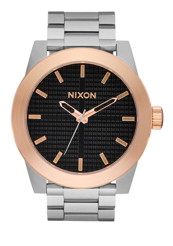 Nixon Corporal Stainless Steel Black Dial Watch A346-5383