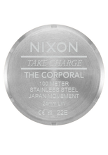 Nixon Corporal Stainless Steel Black Dial Watch A346-5383