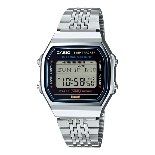 Casio Vintage Digital Bluetooth Step Tracker Watch ABL100WE-1AVT