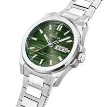 Festina Stainless Steel Analog Green Dial Men's Quartz Watch F20073-4