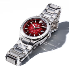 Casio Edifice Automatic Stainless Steel Red Dial Watch EFK200D-4A