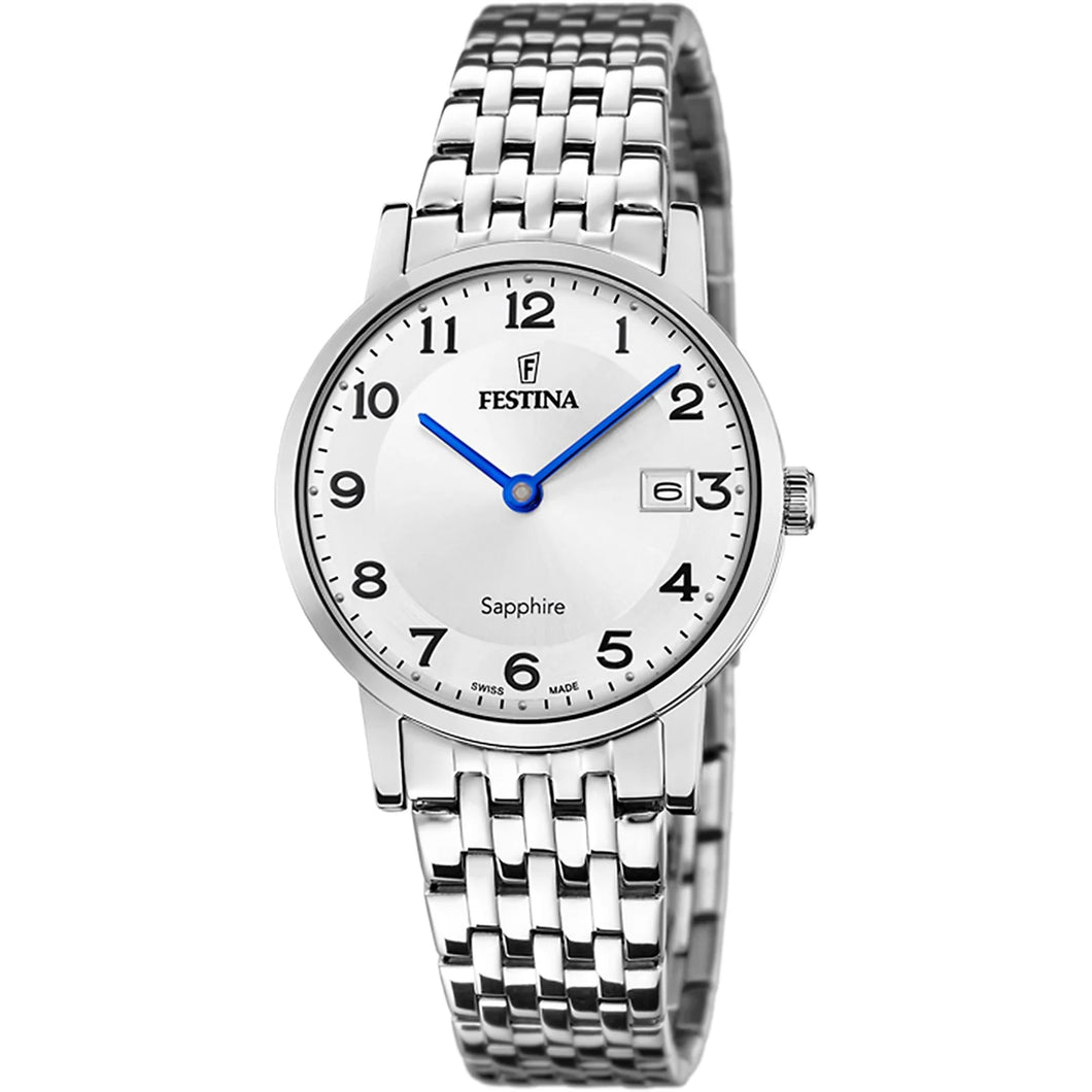 Festina Swiss Made Stainless Steel Ladies Watch F20019-4
