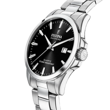 Festina Swiss Made Black Dial Stainless Steel Watch F20024-4