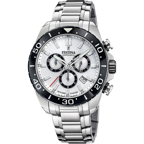 Festina Swiss Made Stainless Steel Chrono Men's Watch F20042-1