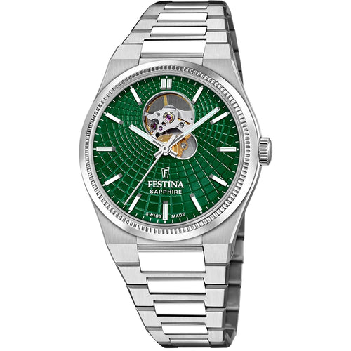 Festina Swiss Made Rive Stainless Steel Analog Watch F20053-3