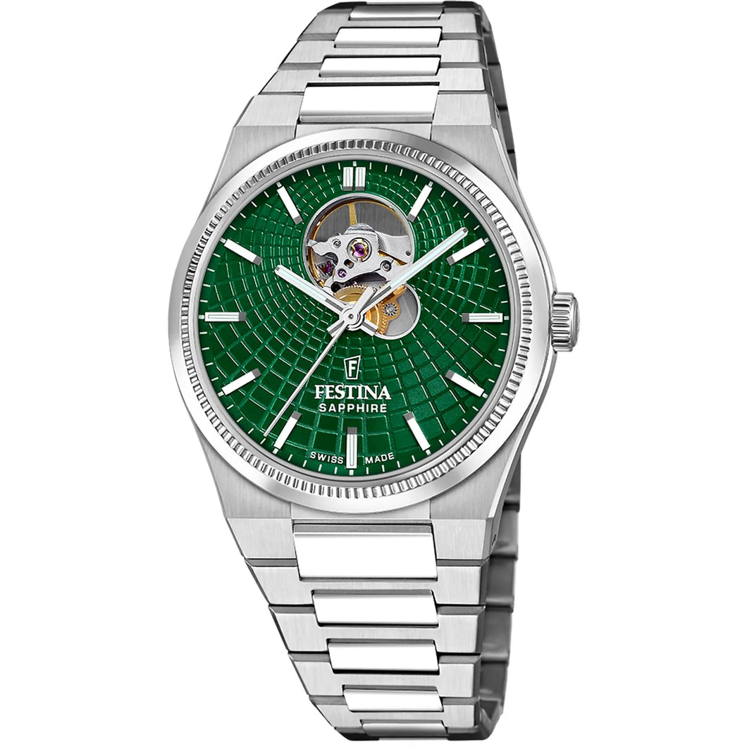Festina Swiss Made Rive Stainless Steel Analog Watch F20053-3