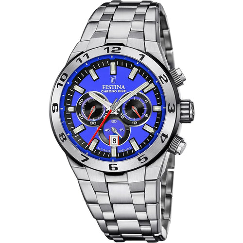 Festina Chrono Bike Stainless Steel 44MM Men's Quartz Watch F20670-3