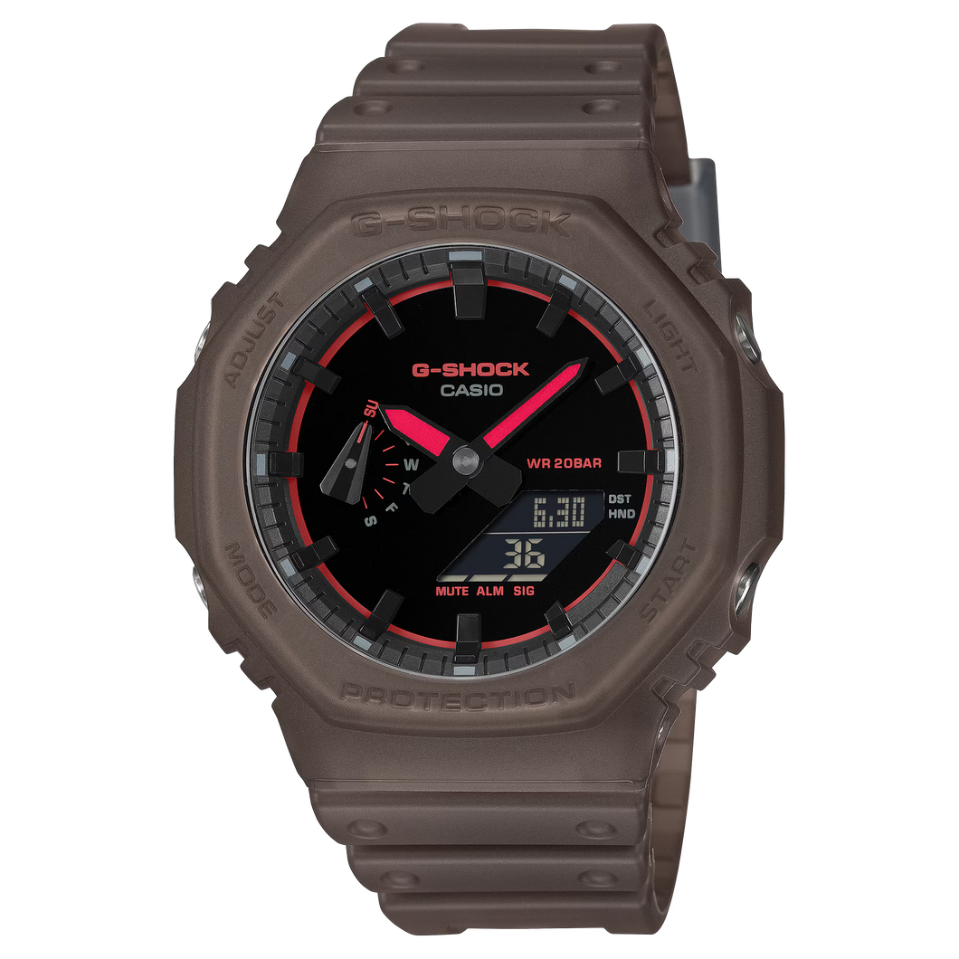Casio G-Shock 2100 Series Analog and Digital Brown Watch GA2100K-5A