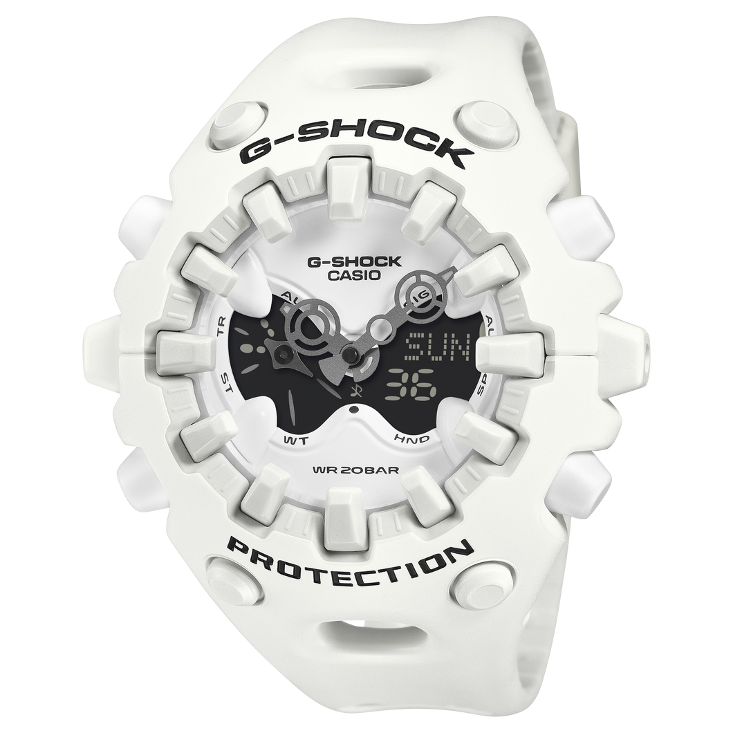 G-SHOCK White Resin Oversized Watch GAV01-7A