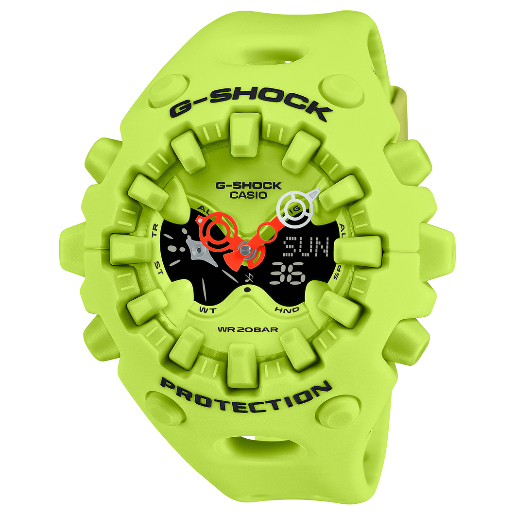 G-SHOCK Neon Resin Oversized Watch GAV01-9A