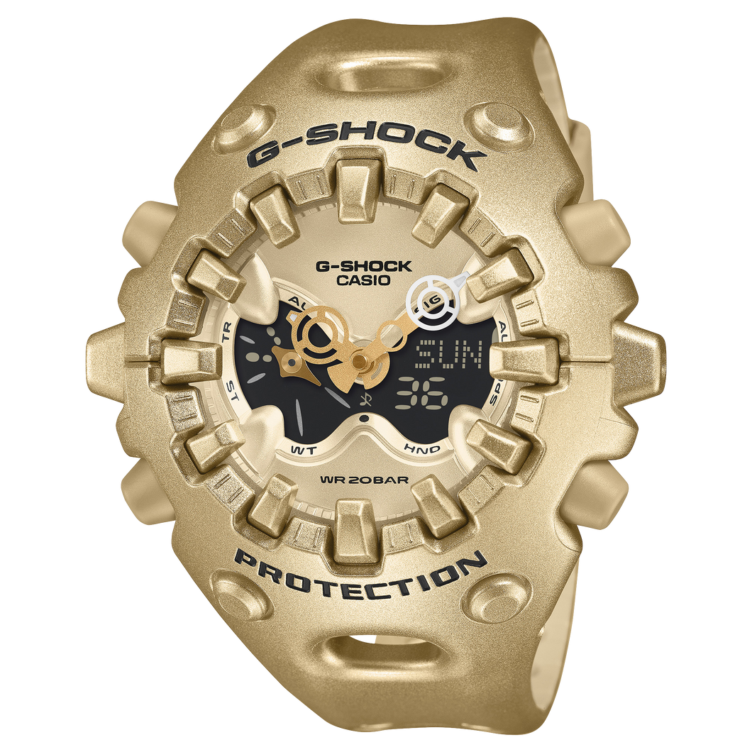 G-SHOCK Metallic Gold Resin Oversized Watch GAV01A-9A
