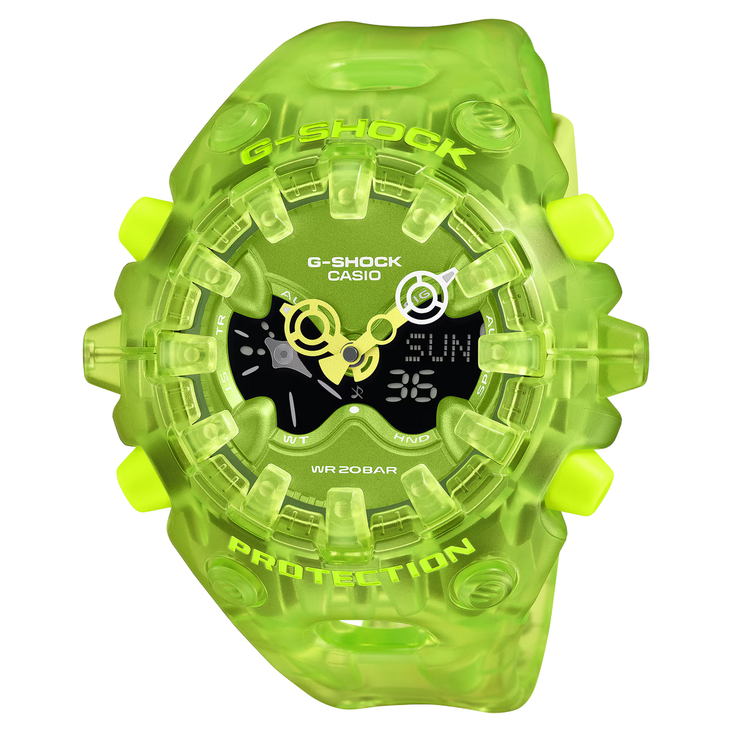 Casio G-Shock Analog and Digital Yellow Watch GAV01SKE-3A