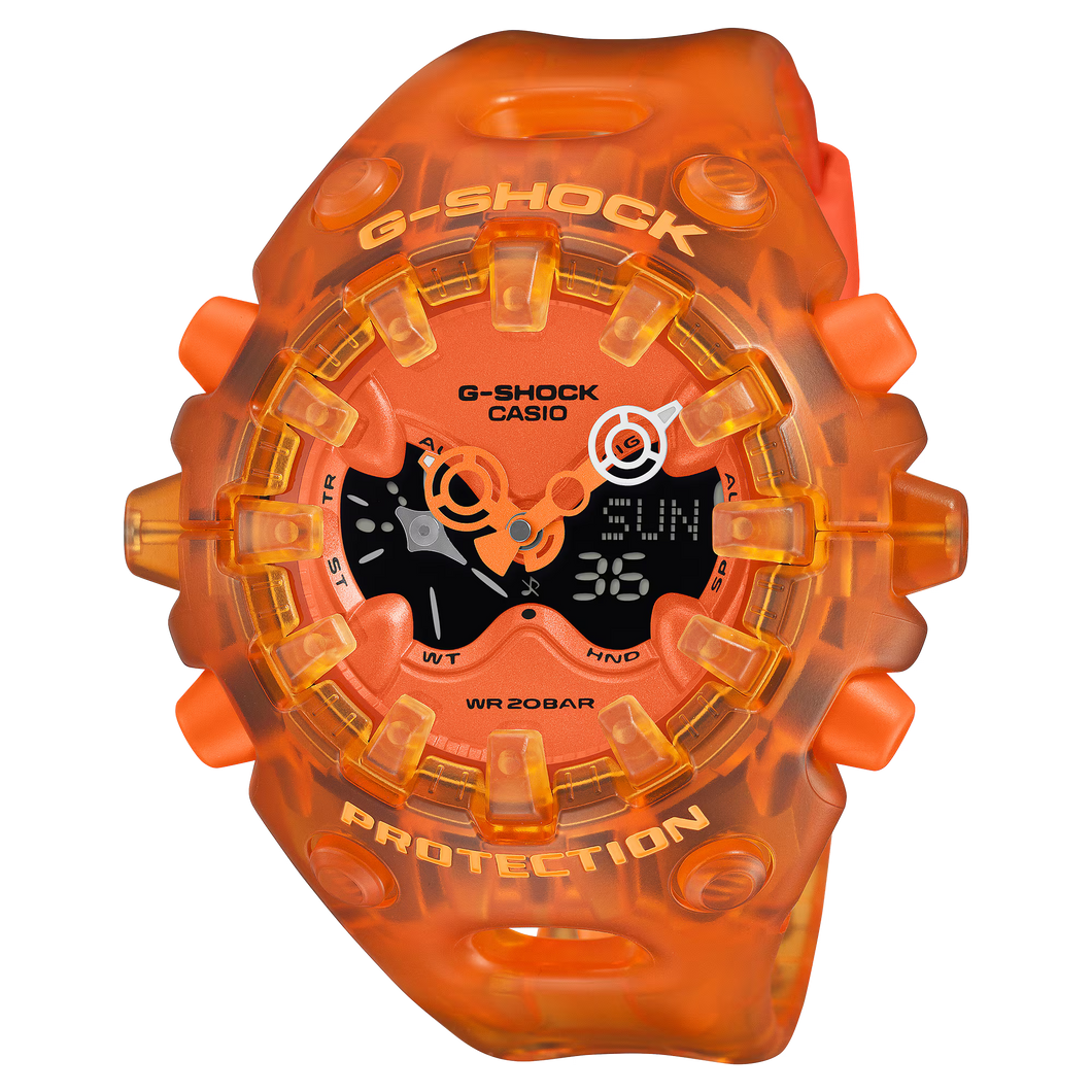 Casio G-Shock Analog and Digital Orange Watch GAV01SKE-4A