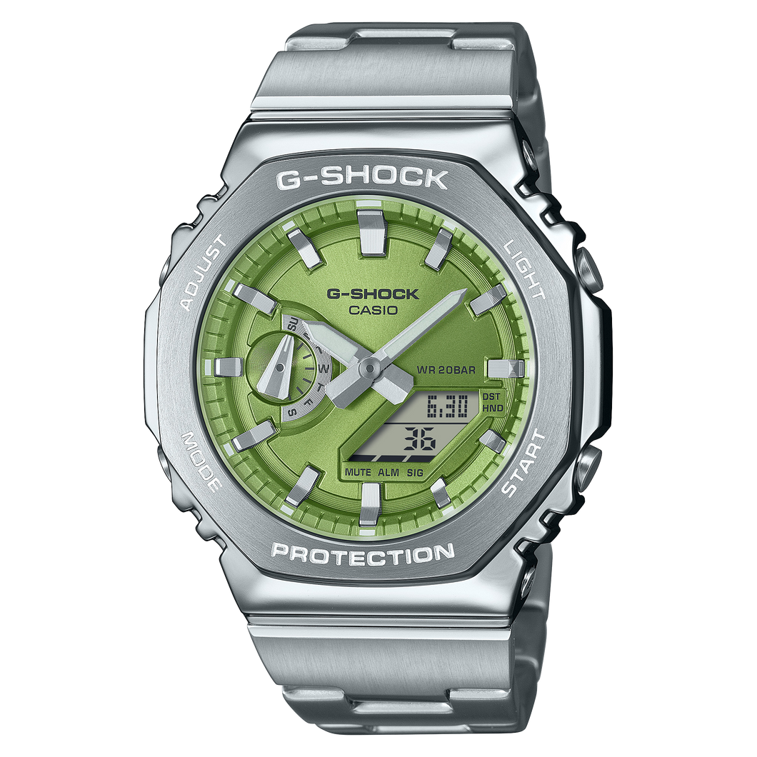 G-Shock G-Steel Octagonal Lime Green Dial Watch GM-2110D-3A G-Shock G-Steel Octagonal Lime Green Dial Watch GM-2110D-3A