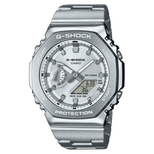 G-Shock G-Steel Octagonal Silver Dial Watch GM-2110D-7A