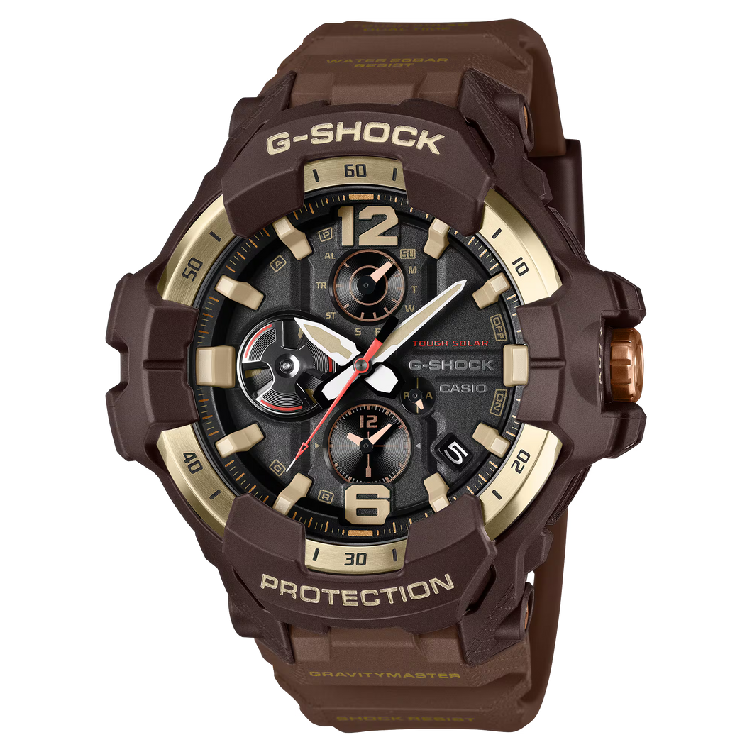 Casio G-Shock GRAVITYMASTER Bluetooth Connected Solar Men's Brown Watch GRB300H-5A