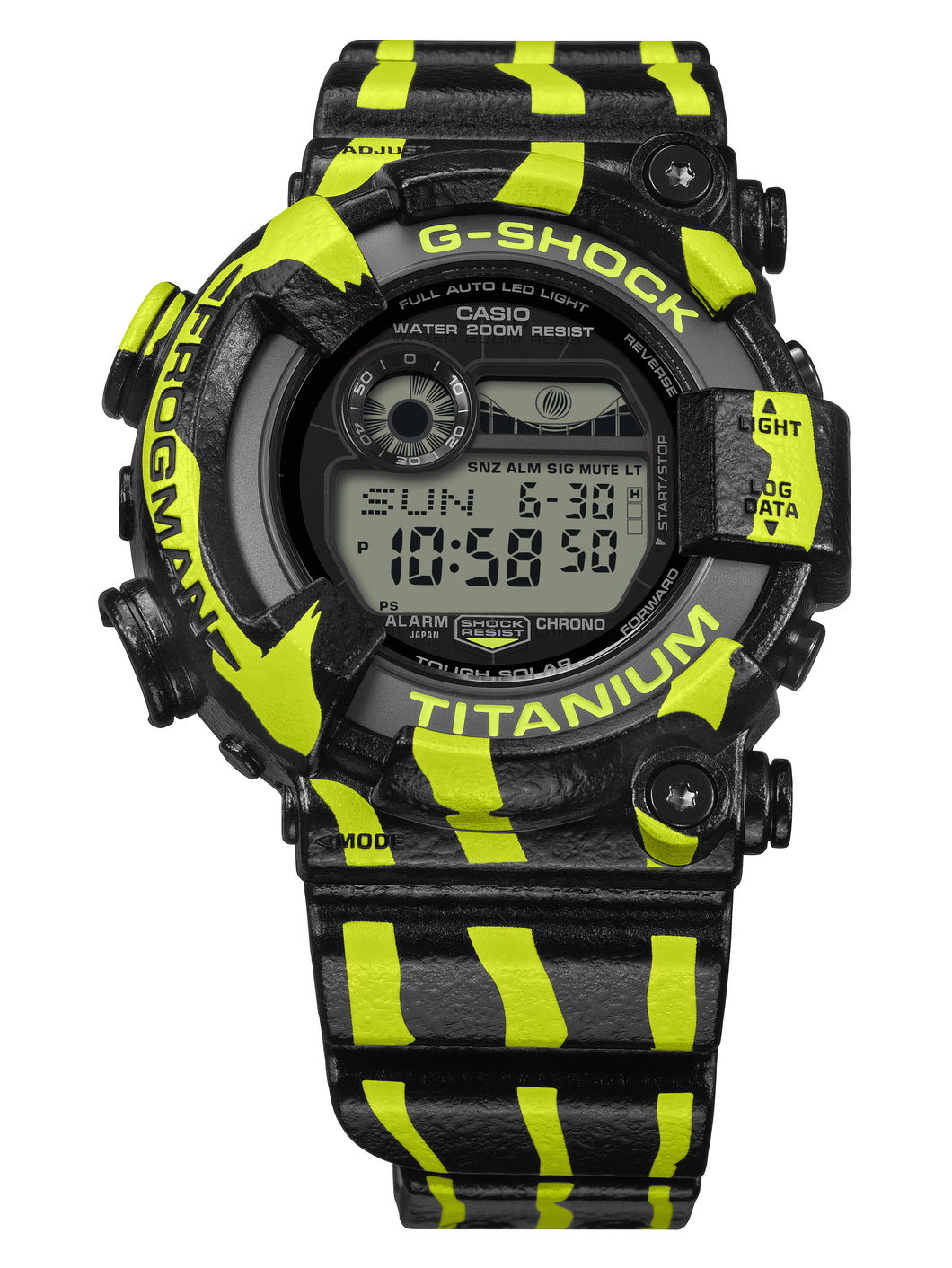 G-SHOCK MASTER OF G SEA FROGMAN POISON DART FROG WATCH GW8200TPF-1