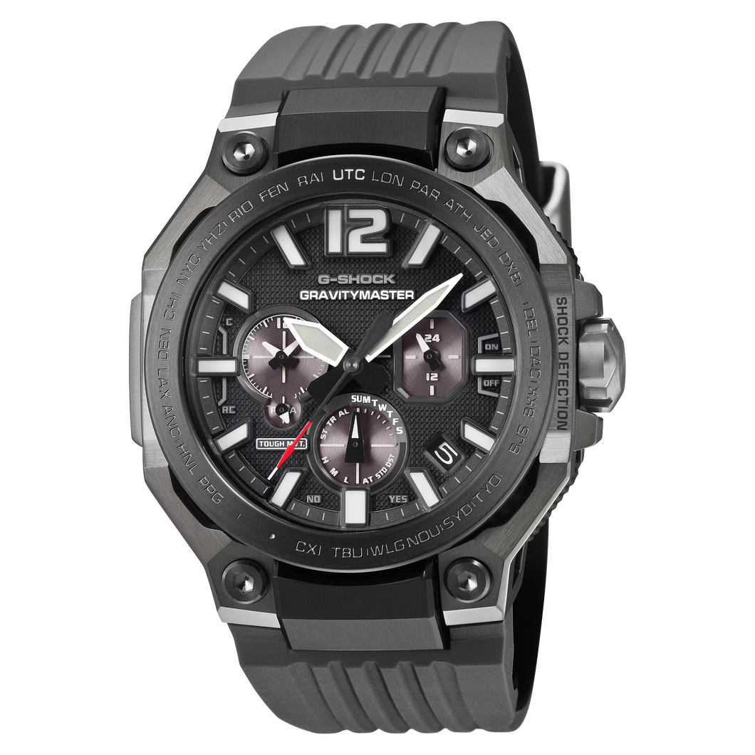 Casio G-Shock GRAVITYMASTER Bluetooth Connect Men's Black Watch GWRB3000B-8A