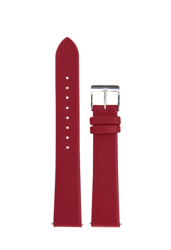 Junghans Max Bill Red Leather Replacement Strap 17mm