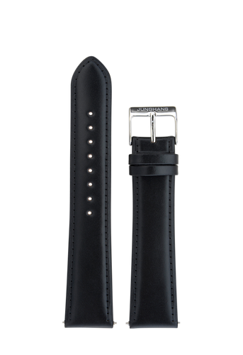 Junghans Max Bill Black Leather Replacement Strap 20mm