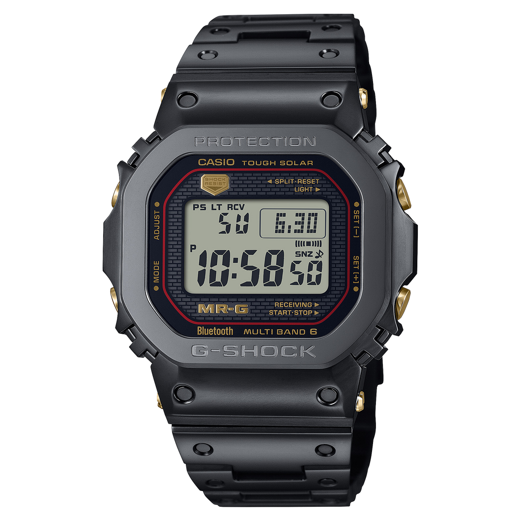 Casio G Shock MR G MRGB5000B 1 Black Titanium Tough Solar Bluetooth Ra Beach Cities Watch Company