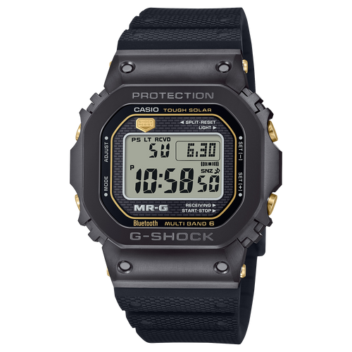 Casio G-Shock MR-G MRGB5000R-1 Titanium Black Rubber Tough Solar Bluetooth Radio Controlled Watch