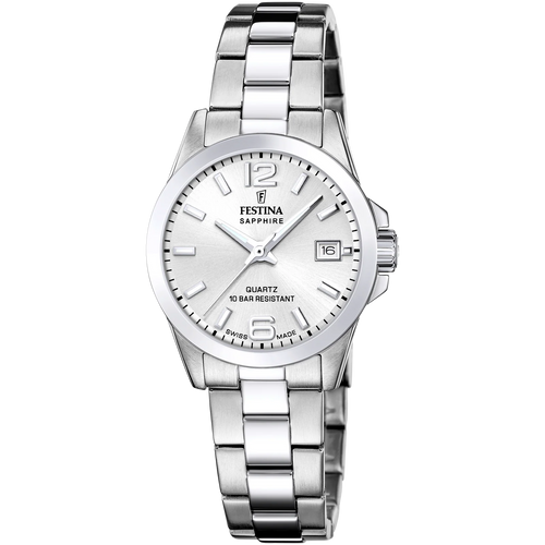 Festina Swiss Made Silver Tone Ladies Watch F20049-1