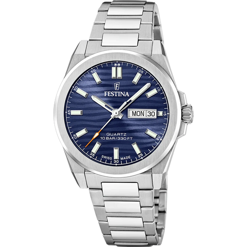 Festina Stainless Steel Analog Men's Quartz Watch F20073-2
