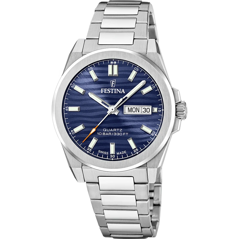 Festina Stainless Steel Analog Men's Quartz Watch F20073-2