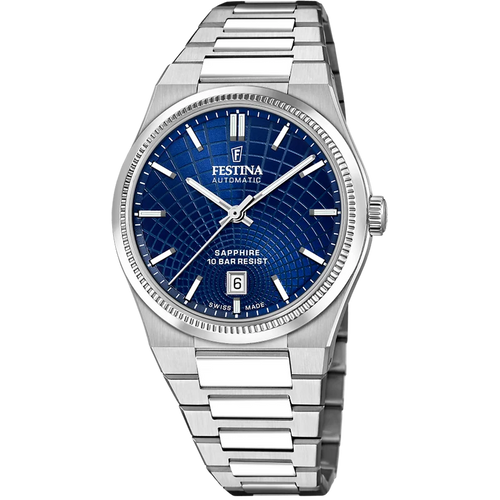 Festina Swiss Made Stainless Steel Automatic Men's 40MM Watch F20083-2