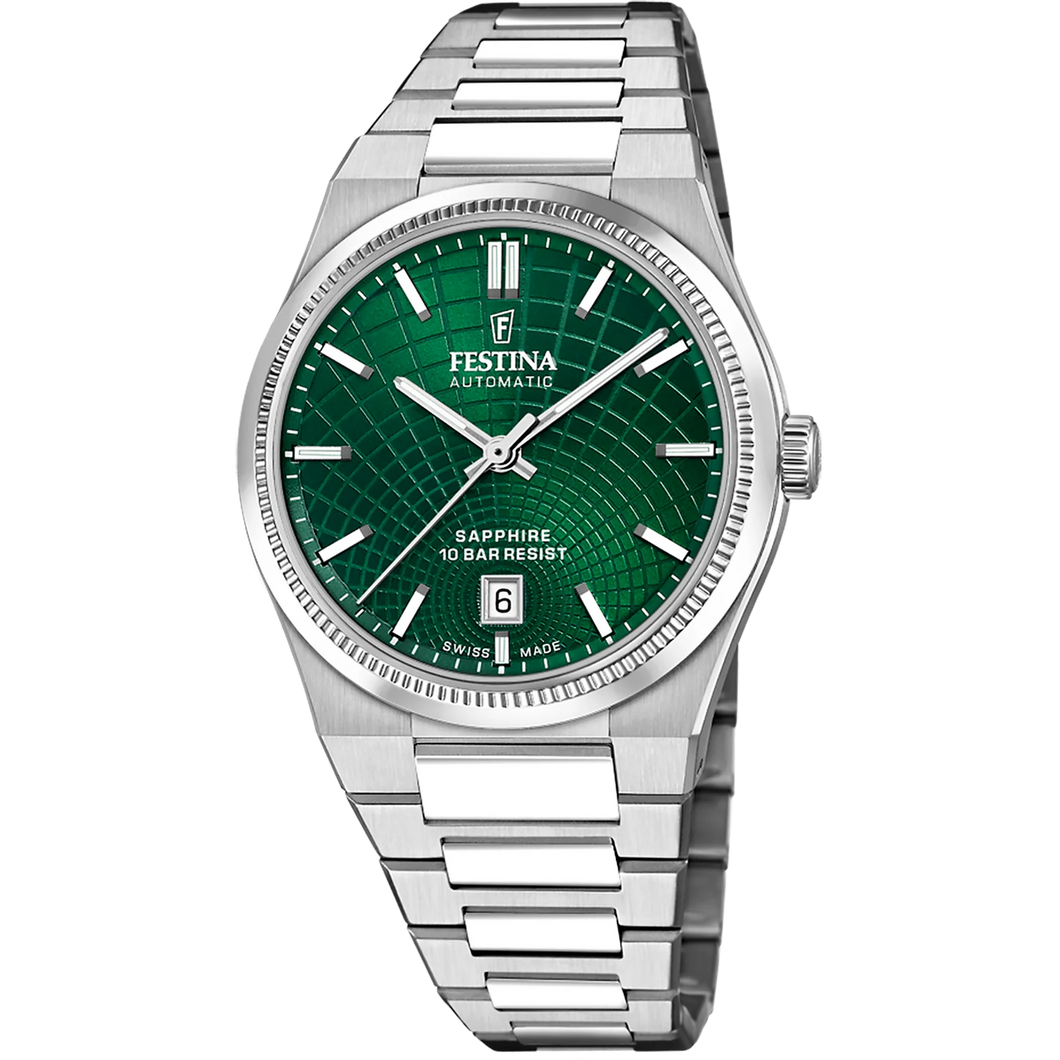 Festina Green Dial Automatic Men's Watch F20083-3