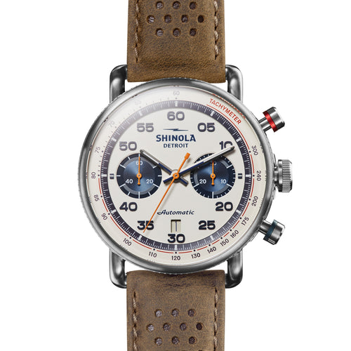Shinola The Canfield Speedway Lap 05 Automatic Chronograph 44mm Limited Edition Watch