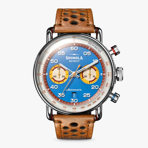 Shinola The Canfield Speedway Lap 07 Automatic Chronograph 44mm Limited Edition Watch