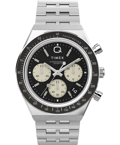 Timex Q Chronograph 40MM Stainless Steel Watch TW2V42600