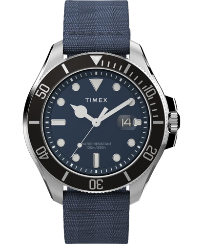 Timex Harborside Coast 44MM Blue Dial Watch TW2W62700