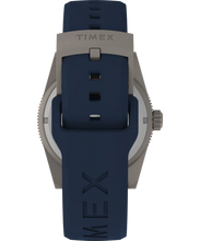 Timex Deepwater Reef 200 GMT Blue Rubber Strap 41mm Watch TW2W75100