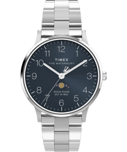 Timex Waterbury Classic Moon Phase 40MM Stainless Steel Watch TW2W75700