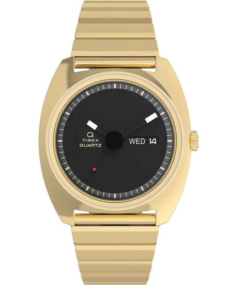 Timex Q Timex 1975 Enigma Vintage-Inspired 37mm Men's Gold Watch TW2Y34400