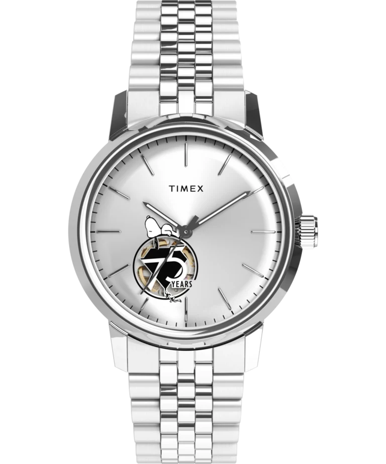 Timex Peanuts Marlin Automatic 75TH Anniversary Watch TW2Y45000