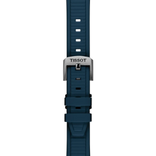 Tissot T-Race 38mm Chronograph Blue Dial Silicone Strap Watch T1418171704100
