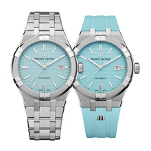 AIKON Automatic Date 39mm Light Blue Dial Limited Edition Watch Set AI6007-SS00F-431-C